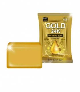 Отбеливающее мыло с Золотом 24К и Коллагеном