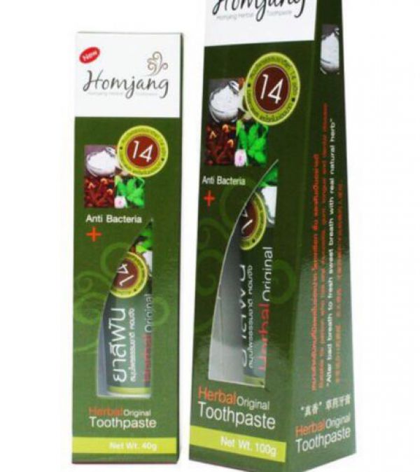 Натуральная антибактериальная зубная паста Homjang из 14 трав