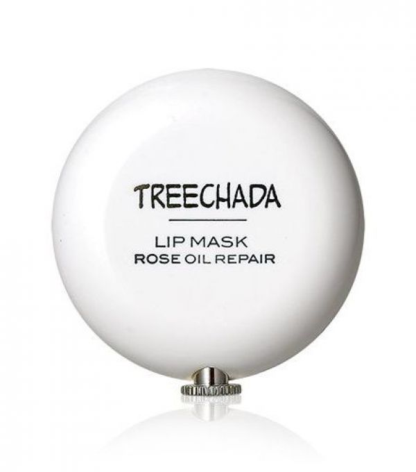 Увлажняющая, отшелушивающая, питательная маска для губ Treechada с Розовым Маслом