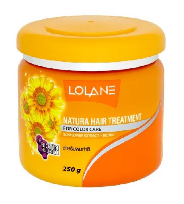 Питательная маска для волос Lolane с маслом Подсолнечника для защиты цвета 250г