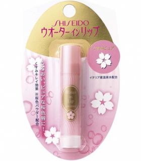 Увлажняющий Розовый Бальзам для губ Shiseido с Гиалуроновой Кислотой и цветами Сакуры